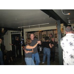Swing dancing at the blues jam